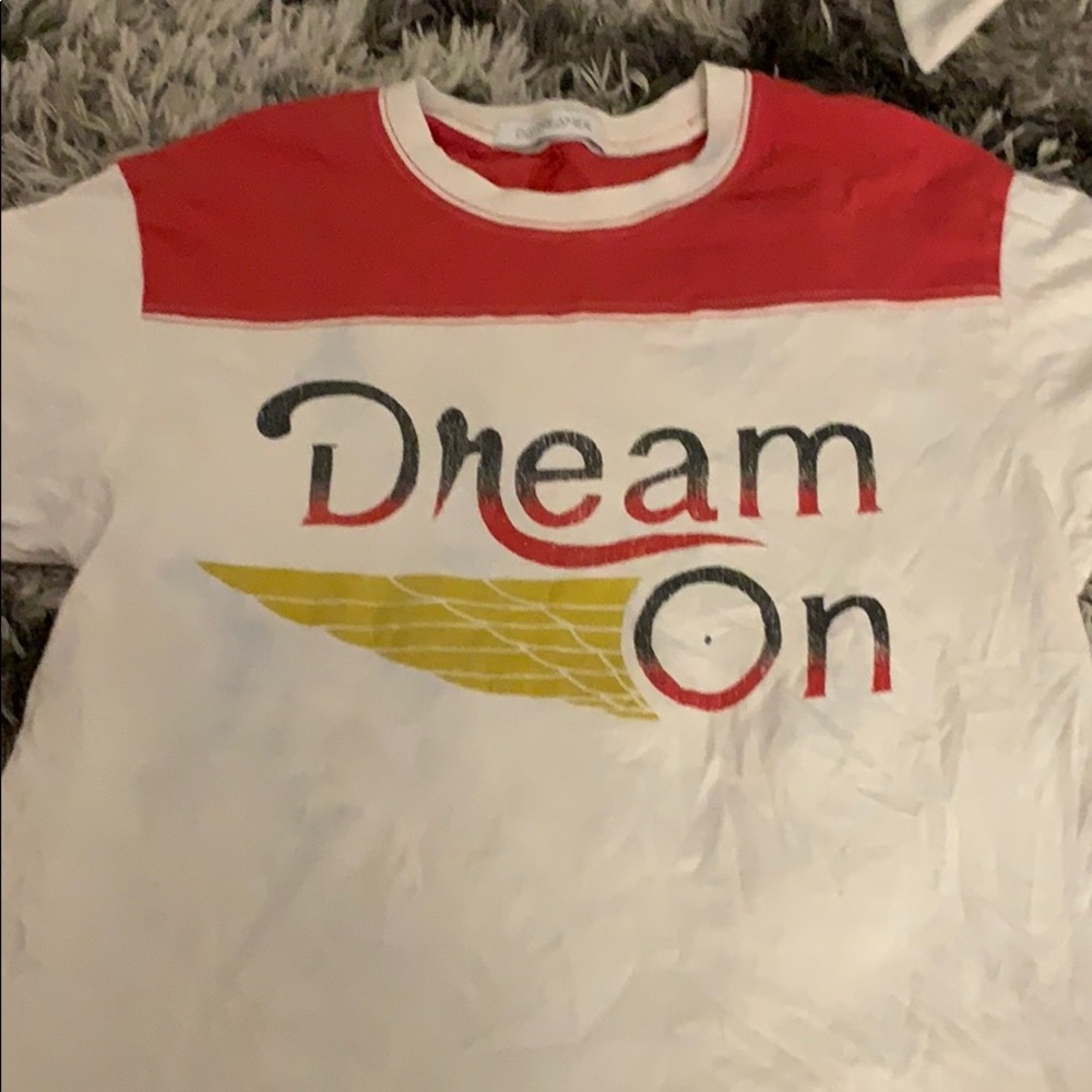 T shirt with detailing on it